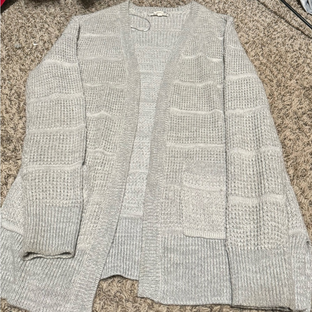 Grey cardigan